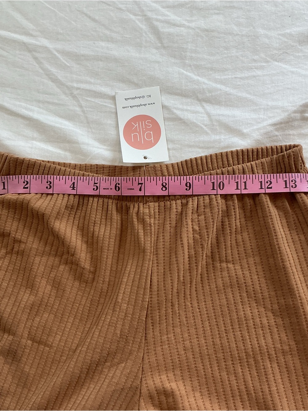 NWT I Love Joah 2 Piece Brown Ribbed Halter and Pants Stretch Comfy Summer Beach - Picture 7 of 12
